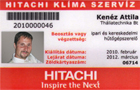 HITACHI kártya